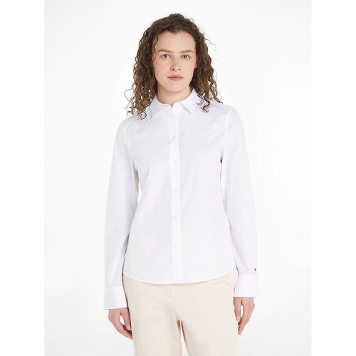 Cotton Regular Fit Shirt with Long Sleeves - Tommy Hilfiger - Modalova