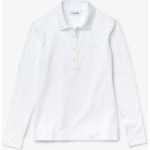 Slim Fit Polo Shirt in Stretch Cotton with Long Sleeves - Lacoste - Modalova