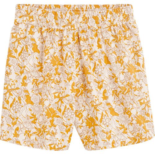 Floral Cotton Shorts with High Waist - LA REDOUTE COLLECTIONS - Modalova