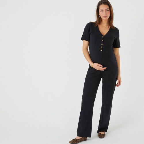 Cotton Jersey Maternity Jumpsuit, Length 29.5" - LA REDOUTE COLLECTIONS - Modalova