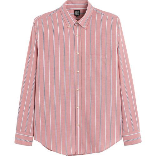 Striped Cotton Shirt in Regular Fit with Button-Down Collar - LA REDOUTE COLLECTIONS - Modalova