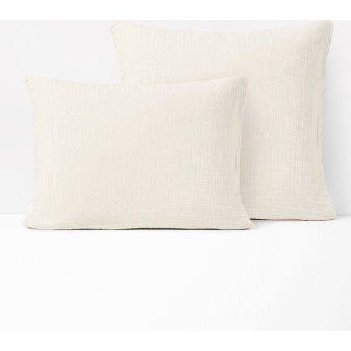 Kumla Plain Cotton Muslin Pillowcase - LA REDOUTE INTERIEURS - Modalova