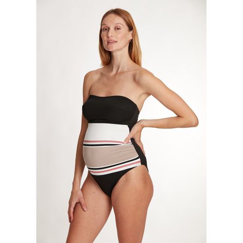 Riviera Striped Maternity Swimsuit - Cache Coeur - Modalova