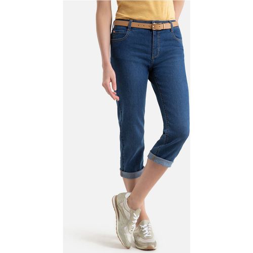 Stretch Denim Cropped Jeans, Length 21.5" - Anne weyburn - Modalova