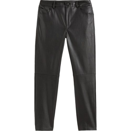 Faux Leather Trousers in Slim Fit, Length 27.5" - LA REDOUTE COLLECTIONS - Modalova