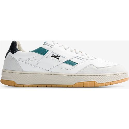 Playground Leather Asymmetric Trainers - CAVAL - Modalova