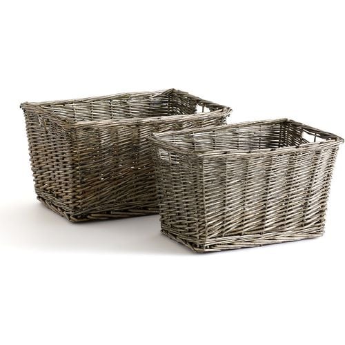 Set of 2 Semra Nesting Baskets in Woven Rattan - LA REDOUTE INTERIEURS - Modalova
