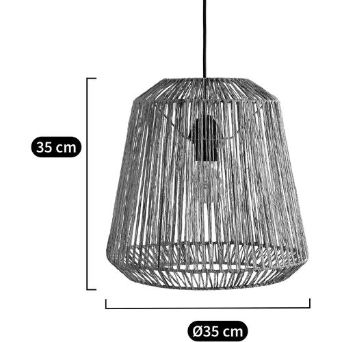 Yaku 35cm Diameter Hemp Ceiling Light - LA REDOUTE INTERIEURS - Modalova