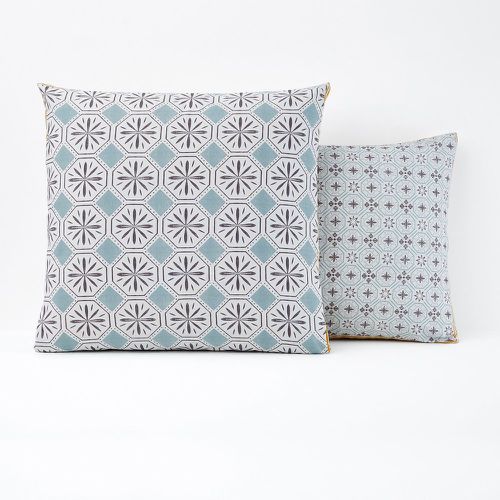 Salernes Tile Print 100% Cotton Pillowcase - LA REDOUTE INTERIEURS - Modalova