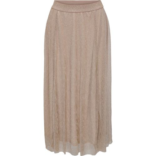 Glittery Pleated Midi Skirt - Only - Modalova