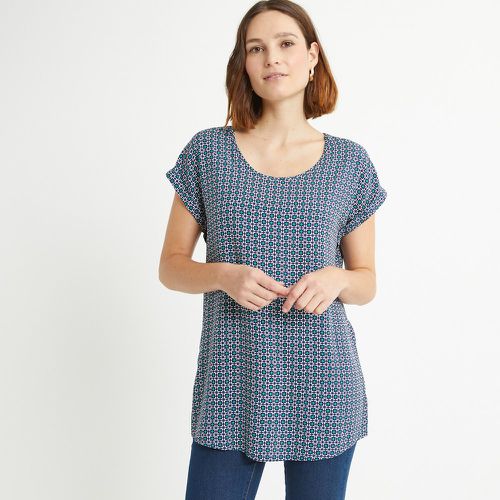 Graphic Blouse with Short Sleeves and Crew Neck - Anne weyburn - Modalova