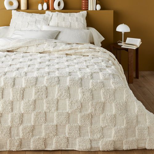 Renzo Checkerboard 100% Tufted Cotton Quilt - LA REDOUTE INTERIEURS - Modalova