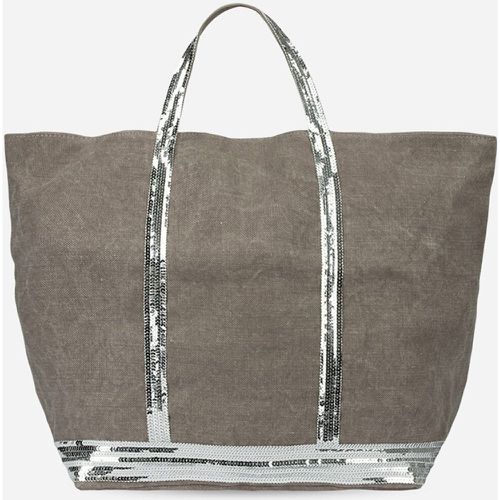 Linen XL Tote Bag with Sequin Trim - VANESSA BRUNO - Modalova