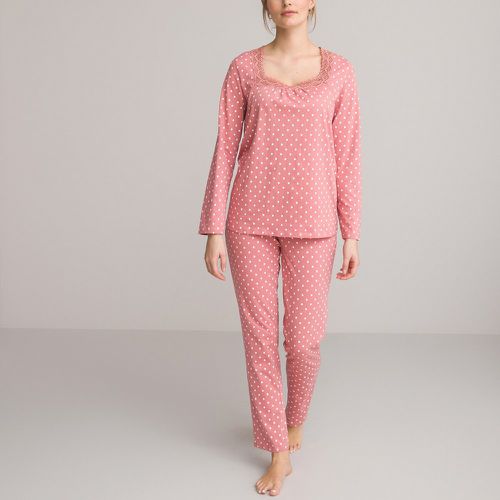 Polka Dot Cotton Pyjamas with Long Sleeves - Anne weyburn - Modalova