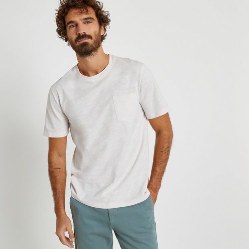 Organic Cotton T-Shirt with Crew Neck and Short Sleeves - LA REDOUTE COLLECTIONS - Modalova