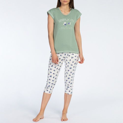 Sud Cotton Cropped Pyjamas with Short Sleeves - DODO - Modalova