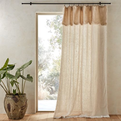 Beha Two-Tone Sheer Linen Voile Curtain Panel - AM.PM - Modalova