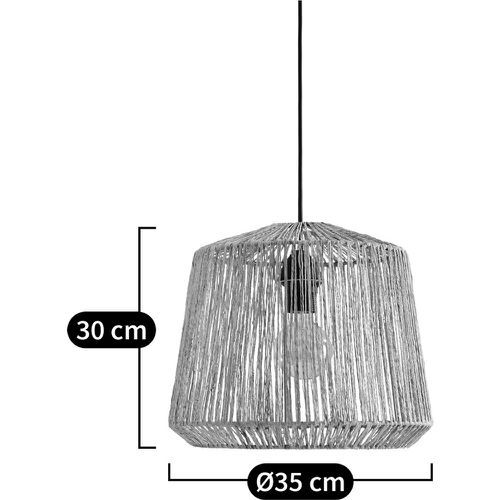 Yaku Hemp 35cm Diameter Ceiling Light - LA REDOUTE INTERIEURS - Modalova