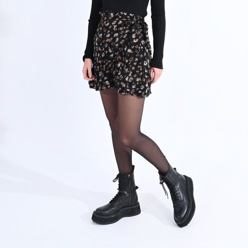 Printed Frayed Mini Skirt - MOLLY BRACKEN - Modalova