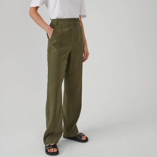 Straight Pleat Front Trousers, Length 31.5" - LA REDOUTE COLLECTIONS - Modalova