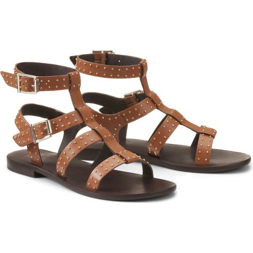 Leather Gladiator Sandals with Studded Details - LA REDOUTE COLLECTIONS - Modalova