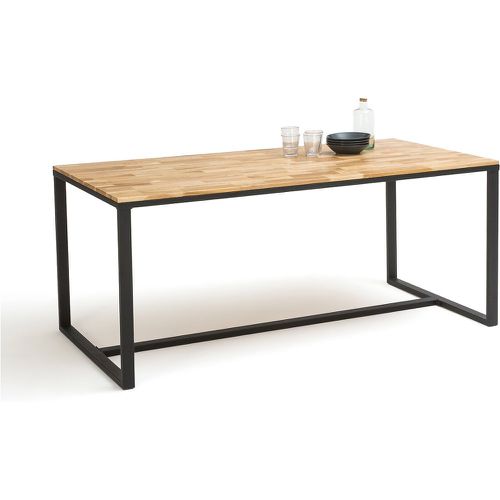 Hiba Oak & Steel Dining Table (Seats 8) - LA REDOUTE INTERIEURS - Modalova