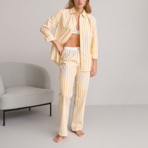Les Signatures - Striped Cotton Oversize Pyjamas - LA REDOUTE COLLECTIONS - Modalova