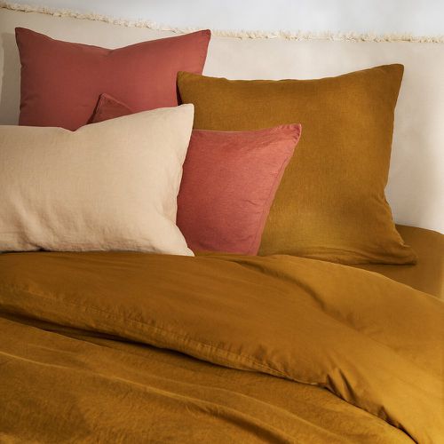 Annaba Two-Sided Washed Linen and Cotton Duvet Dover - LA REDOUTE INTERIEURS - Modalova