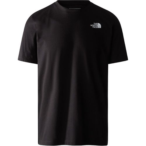 Graphic Logo Print T-Shirt in Cotton Mix with Short Sleeves - The North Face - Modalova