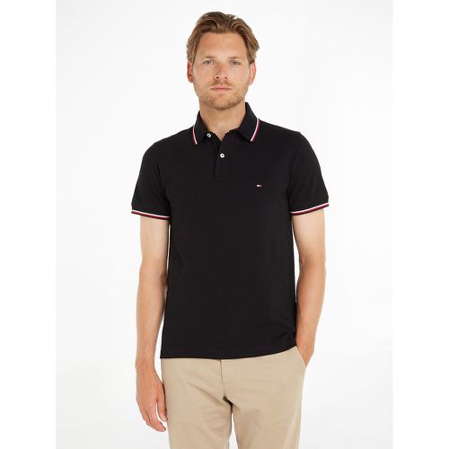 Tommy Tipped Polo Shirt in Organic/Recycled Cotton Pique and Slim Fit - Tommy Hilfiger - Modalova