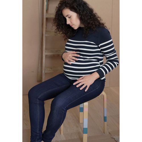 Breton Striped Maternity Jumper in Organic Cotton - LA REDOUTE COLLECTIONS - Modalova