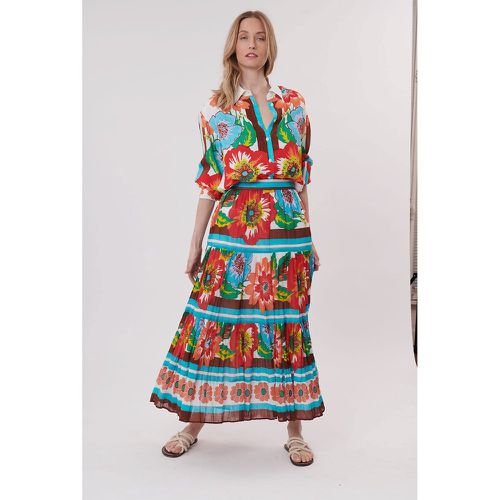 Veronique Floral Maxi Skirt in Cotton - DERHY - Modalova