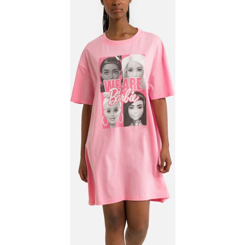 Printed Cotton Oversized Nightshirt - Barbie - Modalova