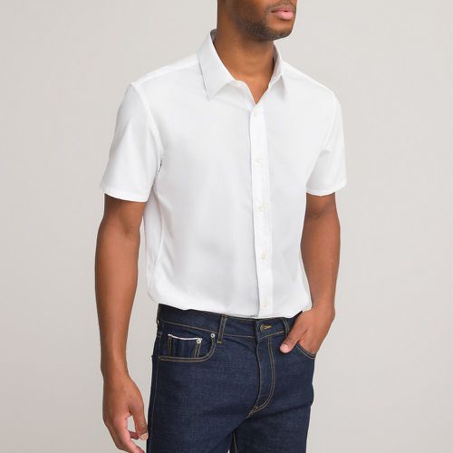 Cotton Poplin Shirt with Short Sleeves - LA REDOUTE COLLECTIONS - Modalova