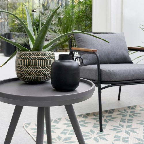 Iswik Cement Tile Indoor/Outdoor Flatwoven Rug - SO'HOME - Modalova