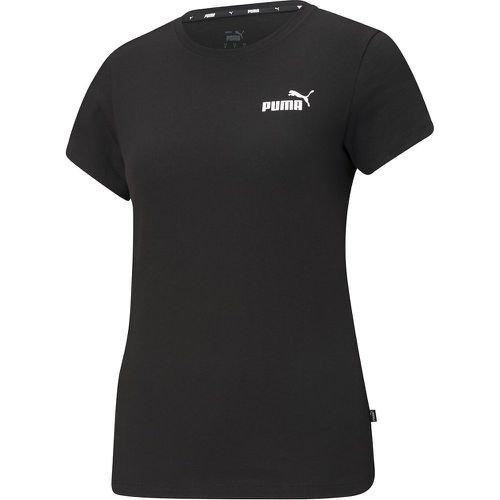 Logo Print Cotton T-Shirt with Short Sleeves and Crew Neck - Puma - Modalova