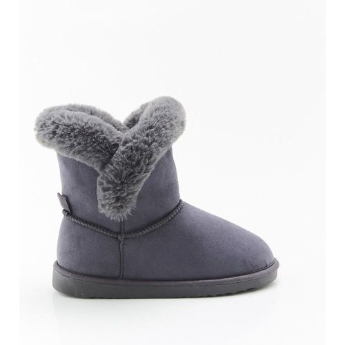 Slipper Boots with Faux Fur Trim - DAMART - Modalova