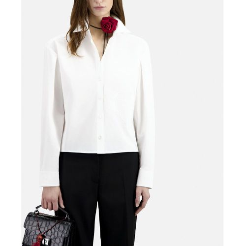 Cotton Fitted Buttoned Shirt with Long Sleeves - THE KOOPLES - Modalova