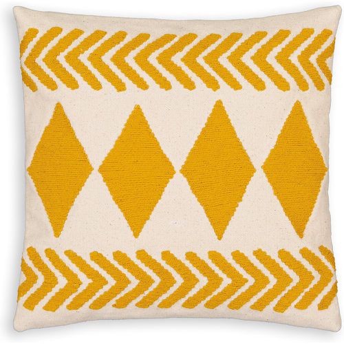 Annaba Graphic Square 100% Cotton Cushion Cover - LA REDOUTE INTERIEURS - Modalova