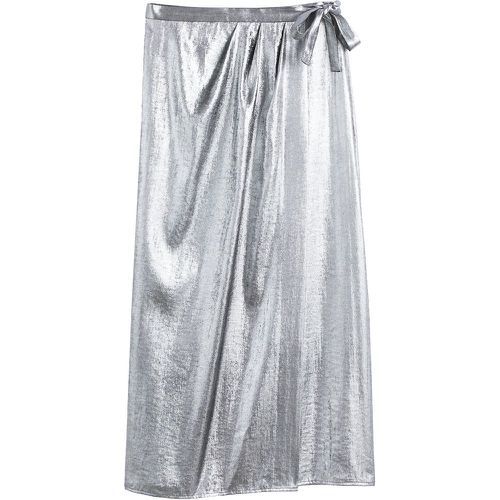 Metallic Wrapover Midaxi Skirt - LA REDOUTE COLLECTIONS - Modalova