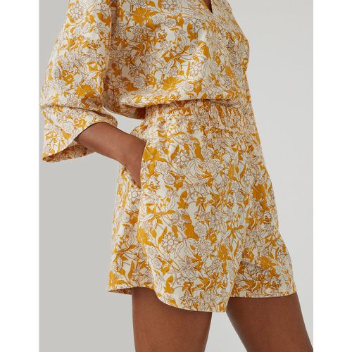 Floral Cotton Shorts with High Waist - LA REDOUTE COLLECTIONS - Modalova