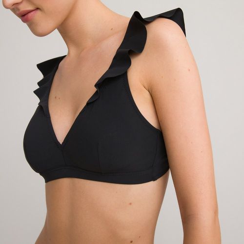 Ruffled Halterneck Bikini Top - LA REDOUTE COLLECTIONS - Modalova