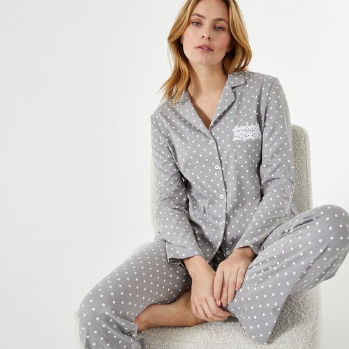 Polka Dot Cotton Pyjamas with Long Sleeves - Anne weyburn - Modalova