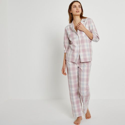 Checked Cotton Flannel Pyjamas - LA REDOUTE COLLECTIONS - Modalova