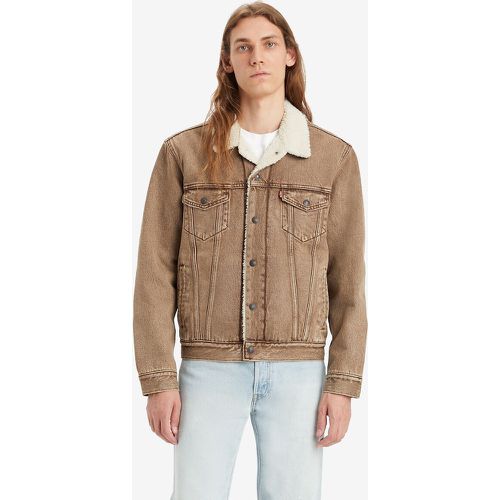 Cotton Buttoned Jacket with Faux Fur Lining - Levi's - Modalova