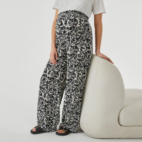 Wide Leg Maternity Trousers with High Waist, Length 29.5" - LA REDOUTE COLLECTIONS - Modalova