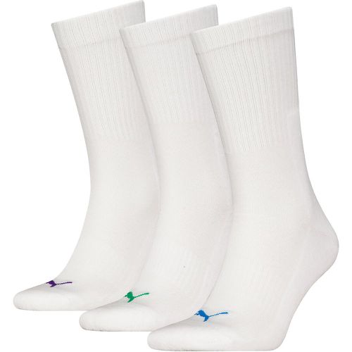 Pack of 3 Pairs of Socks in Soft Cotton Mix - Puma - Modalova