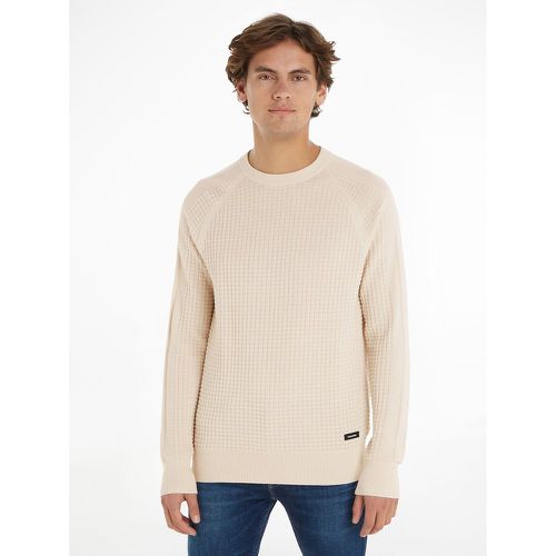 Cotton Crew Neck Sweatshirt - Calvin Klein - Modalova