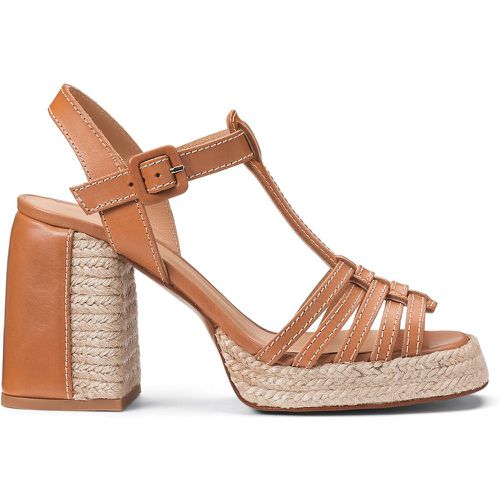 Vernia Leather Heeled Sandals - CASTANER - Modalova
