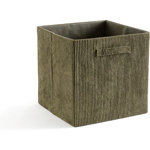 Veloudo Corduroy Foldable Cube Basket - LA REDOUTE INTERIEURS - Modalova
